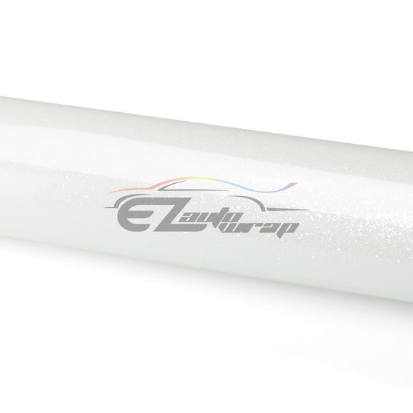 Drum Wrap Vinyl Kit Gloss Diamond Glitter White