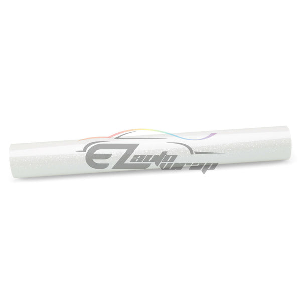 Drum Wrap Vinyl Kit Gloss Diamond Glitter White