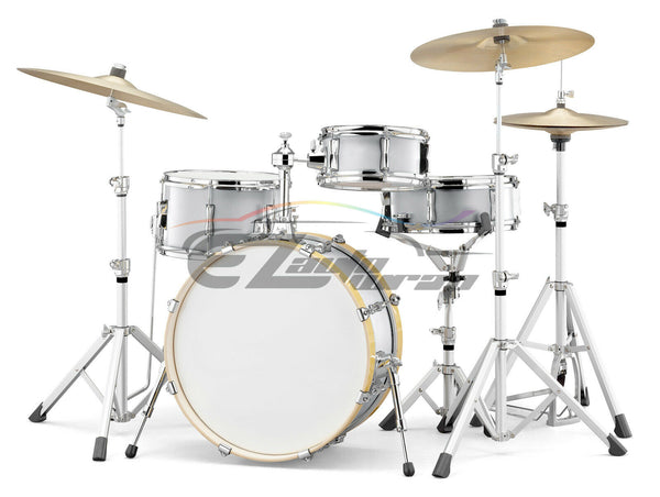 Drum Wrap Vinyl Kit Matte Silver