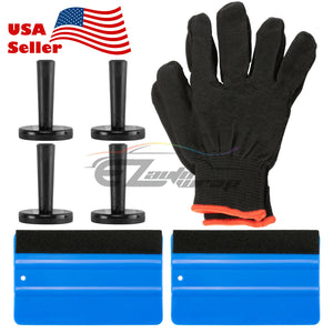 Economy Vinyl Wrapping Tool Kit W/ Gloves TK02