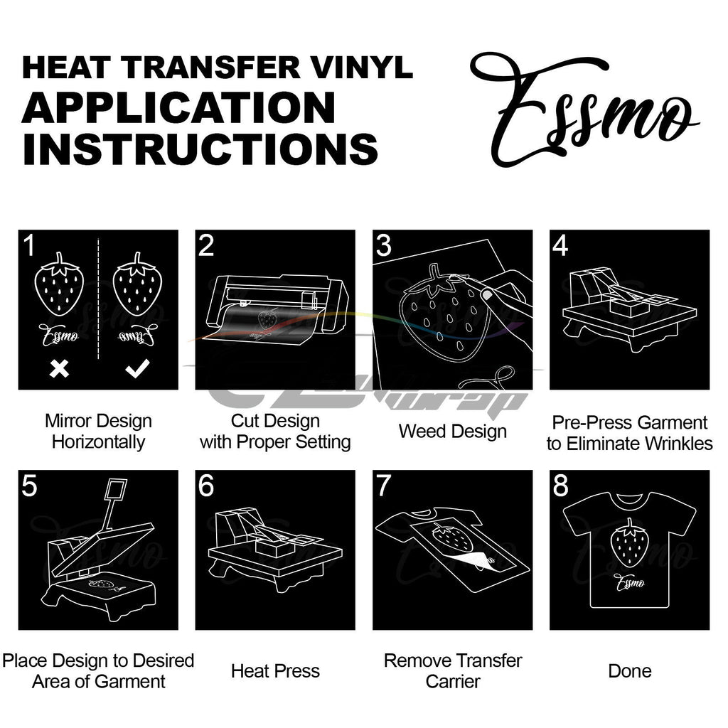 Essmo™ Gold Printable DD01 Heat Transfer Vinyl HTV – EzAuto Wrap