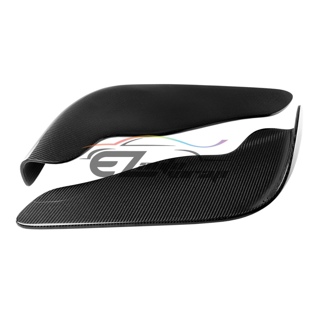 Shark Fin Style Carbon Fiber Front Bumper Splitter PC-BLS01CF – EzAuto Wrap