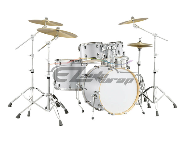 Drum Wrap Vinyl Kit Matte Silver