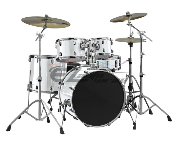 Drum Wrap Vinyl Kit Gloss Silver