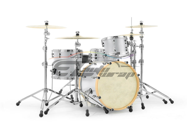 Drum Wrap Vinyl Kit Matte Silver