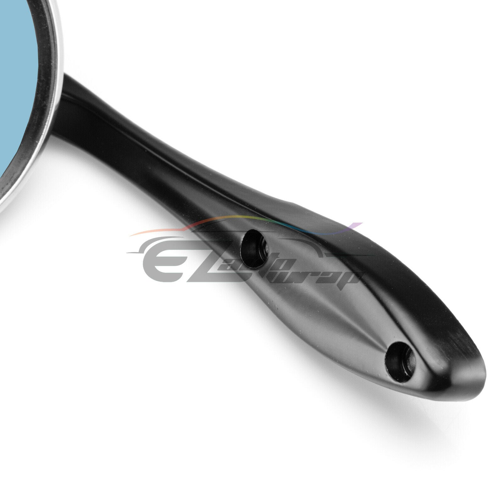 Pair Of Universal Chrome Side Mirrors - Classic Round Style For Hot Rods & Muscle Cars