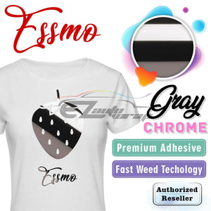 ESSMO™ Gray Chrome Heat Transfer Vinyl HTV DS10
