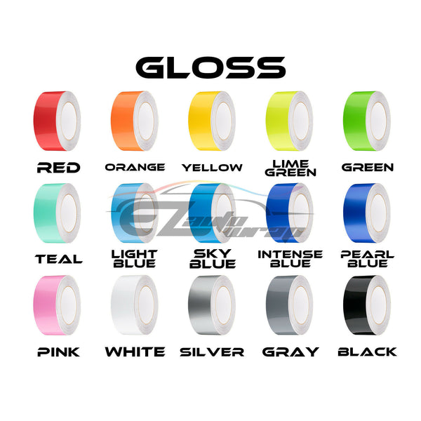 Racing Stripe Gloss 2" 4" 6" 8" 10" 12" / 25FT