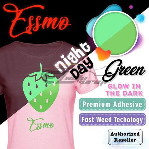 Essmo™ Glow in the Dark Green Heat Transfer Vinyl HTV GD01
