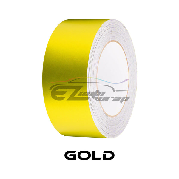 Racing Stripe Satin Chrome 2" 4" 6" 8" 10" 12" / 25FT