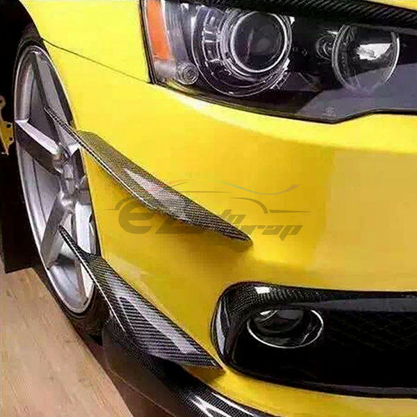 4pcs Carbon Fiber Front Bumper Splitter PC-BLS06