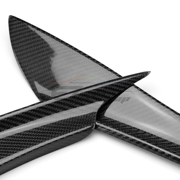 4pcs Carbon Fiber Front Bumper Splitter PC-BLS06