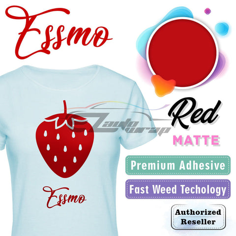 ESSMO™ Red Matte Solid Heat Transfer Vinyl HTV DP10