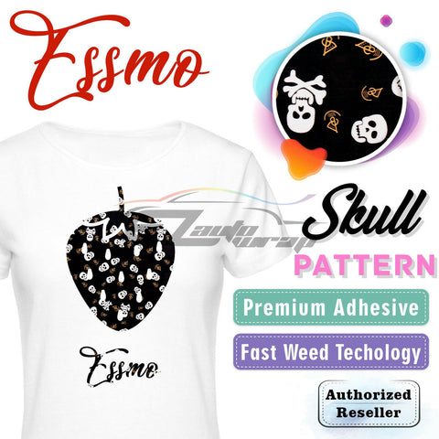 ESSMO™ Skull Pattern Heat Transfer Vinyl HTV SP23