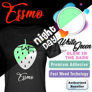 Essmo™ Glow in the Dark White Green Heat Transfer Vinyl HTV GD05