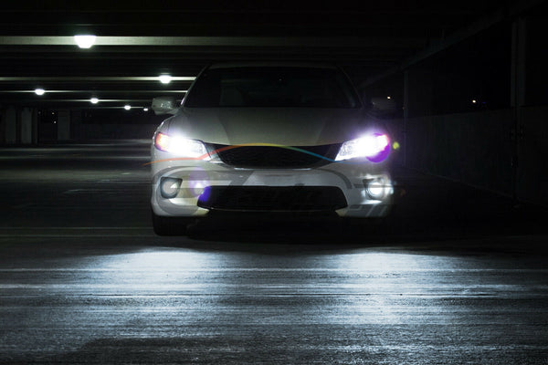 Newest Pair LED Fog Light Clear Lens Upgrade Aluminum Body For Toyota Lexus T1