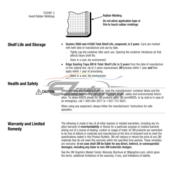 3M™ 8914ES/8520ES Edge Sealer Tape Gloss / Matte