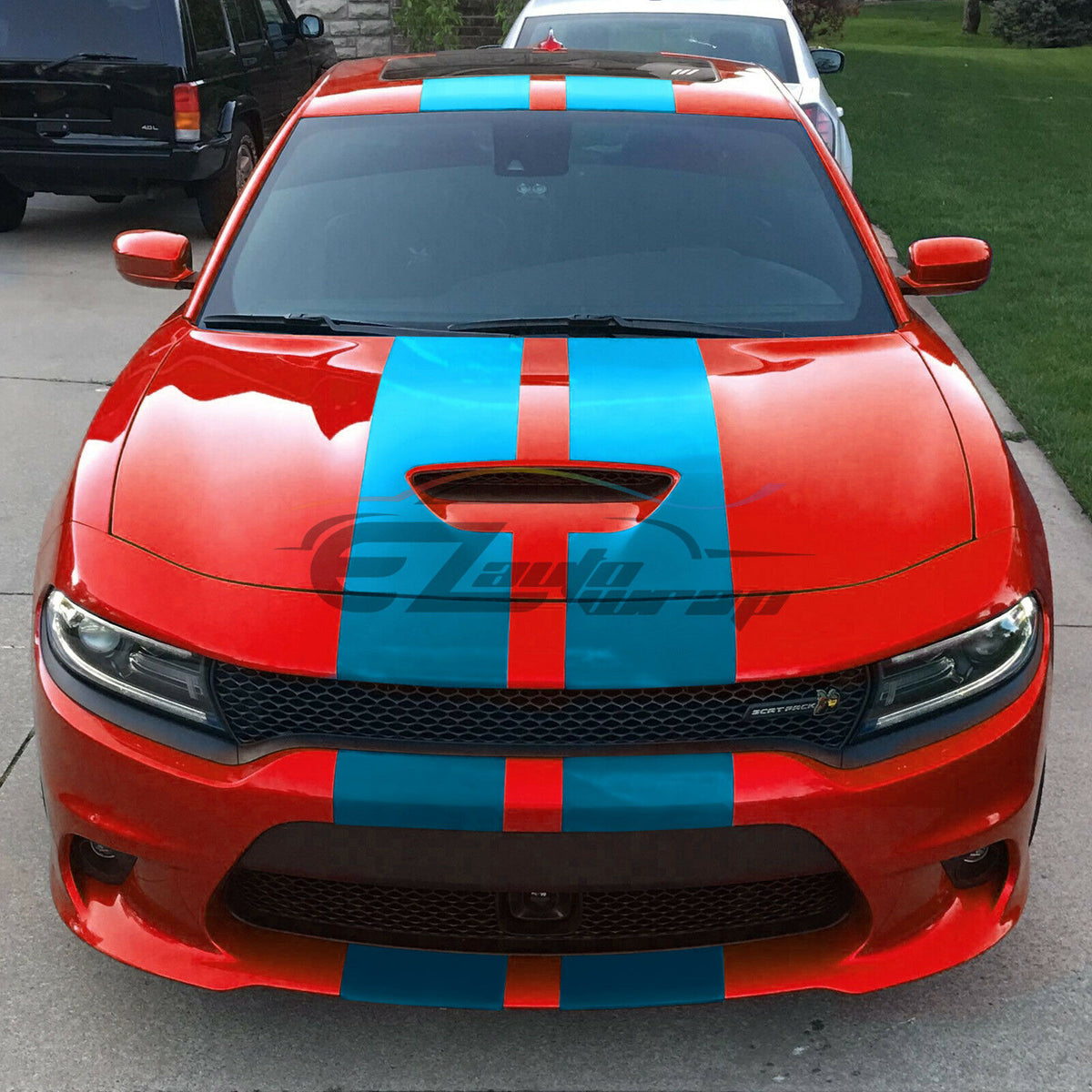 Racing Stripes For Cars 7D High Gloss Carbon Fiber Vinyl Wrap – Racing ...