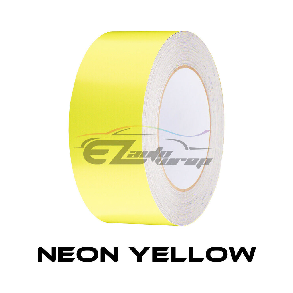 10502 Trim Stripes Adhesive Strips for Cars, Neon Yellow, 10 mm x 10 mt