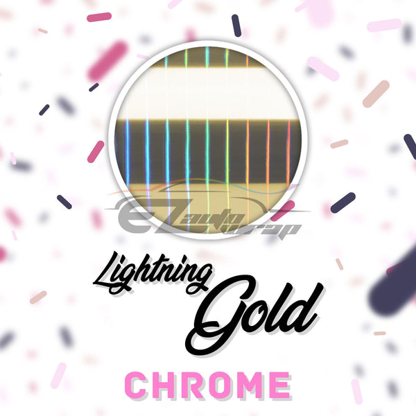 ESSMO™ Lightning Gold Chrome Heat Transfer Vinyl HTV DS06