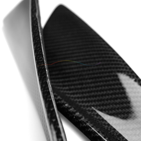 4pcs Carbon Fiber Front Bumper Splitter PC-BLS06