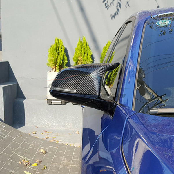 2013-2017 BMW Real Carbon Fiber Side Mirror Covers PC-MC08