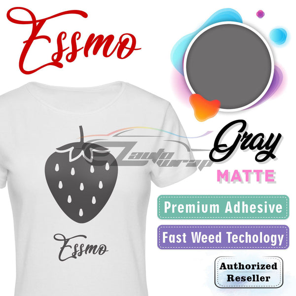 ESSMO™ Gray Matte Solid Heat Transfer Vinyl HTV DP16