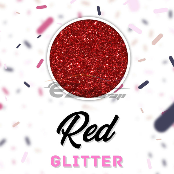 ESSMO™ Red Glitter Sparkle Heat Transfer Vinyl HTV DG06