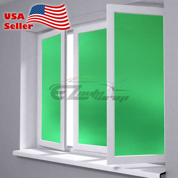 Frosted Green Glass Window Film