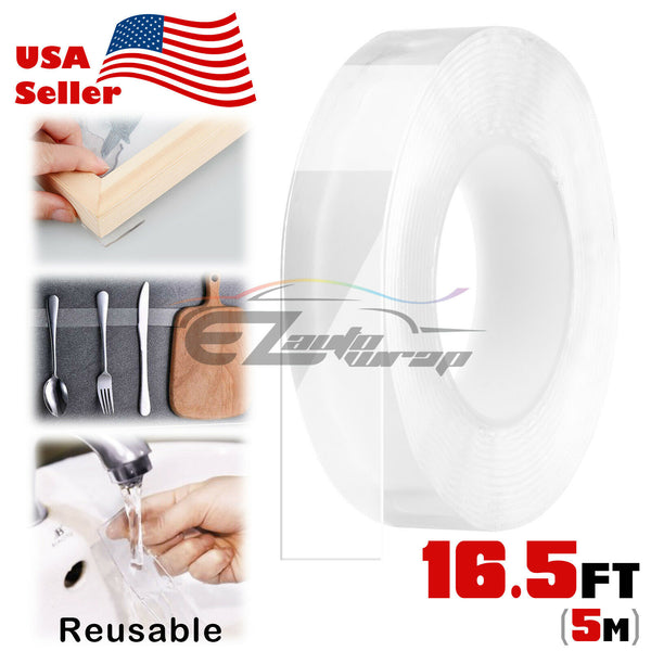 Nano Magic Double-Sided Tape Clear Washable Anti-Slip