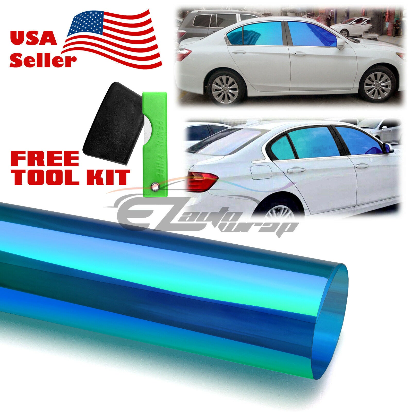 Uncut Roll Chameleon Window Tint Film
