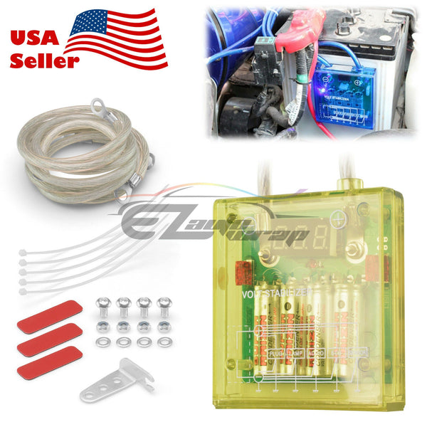 Universal Car Battery Voltage Stabilizer (Blue / Purple / Red / Yellow)
