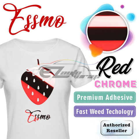 ESSMO™ Red Chrome Heat Transfer Vinyl HTV DS12
