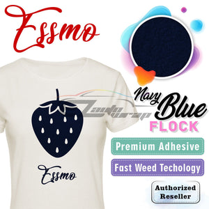 ESSMO™ Navy Blue Flock Heat Transfer Vinyl HTV DF11