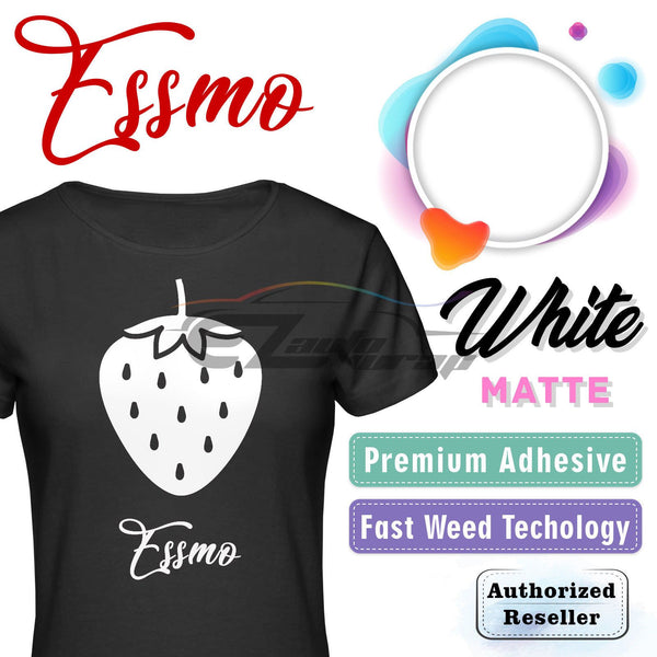 ESSMO™ White Matte Solid Heat Transfer Vinyl HTV DP02