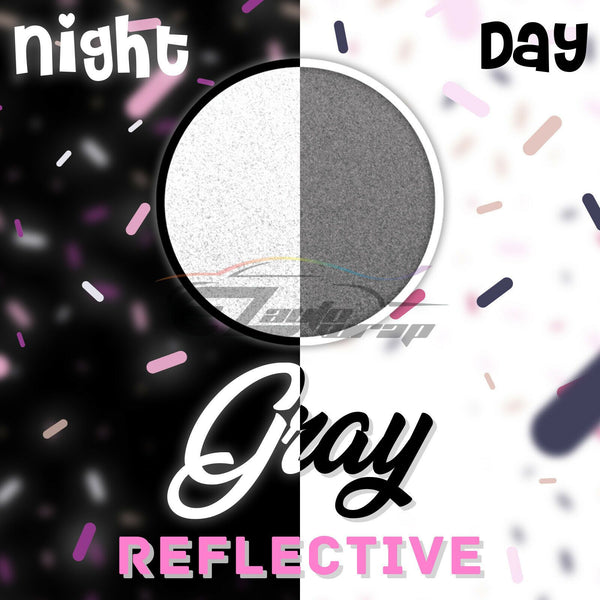 ESSMO™ Gray / Silver Reflective Heat Transfer Vinyl HTV RT04