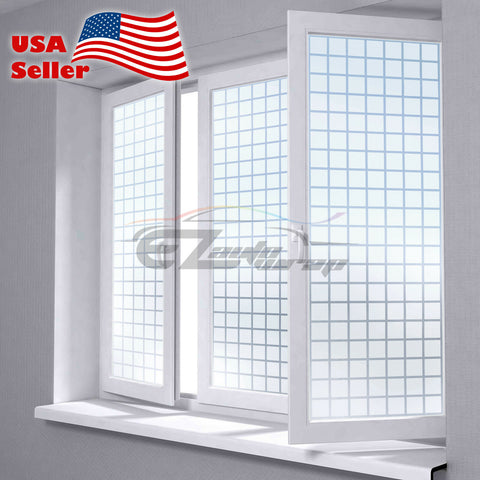 Frosted Square Glass Window Film 5042