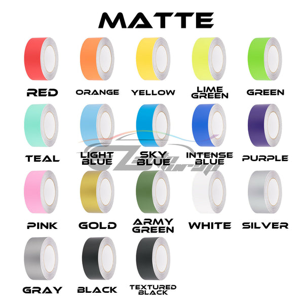 Racing Stripe Matte 2" 4" 6" / 25FT