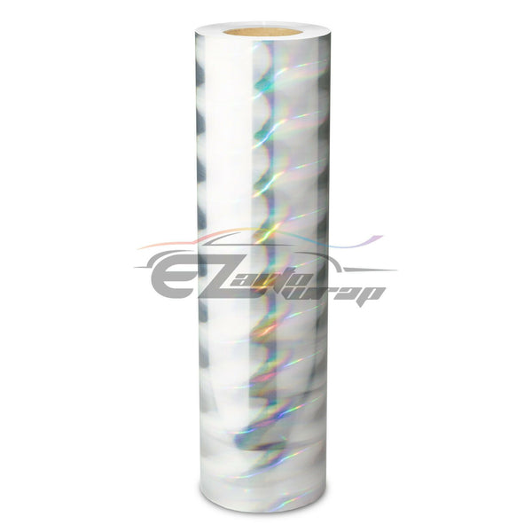 ESSMO™ Holographic Lightning Silver Pattern Heat Transfer Vinyl HTV SP13