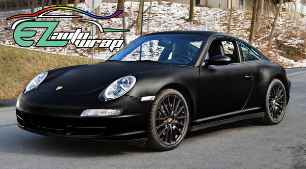 Avery Dennison SW900 Satin Black Vinyl Wrap